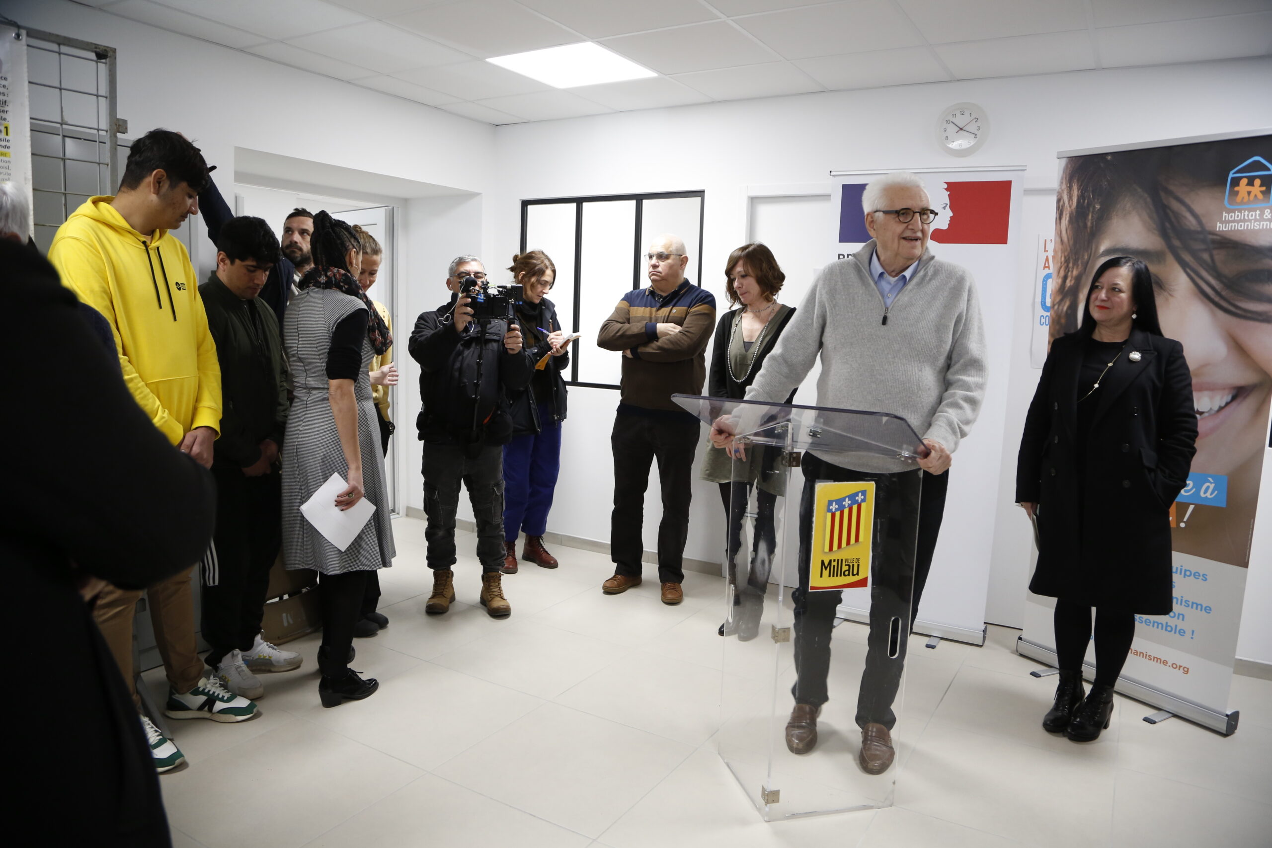 Inauguration Du Centre D Accueil Des Demandeurs D Asiles De Millau Habitat Et Humanisme