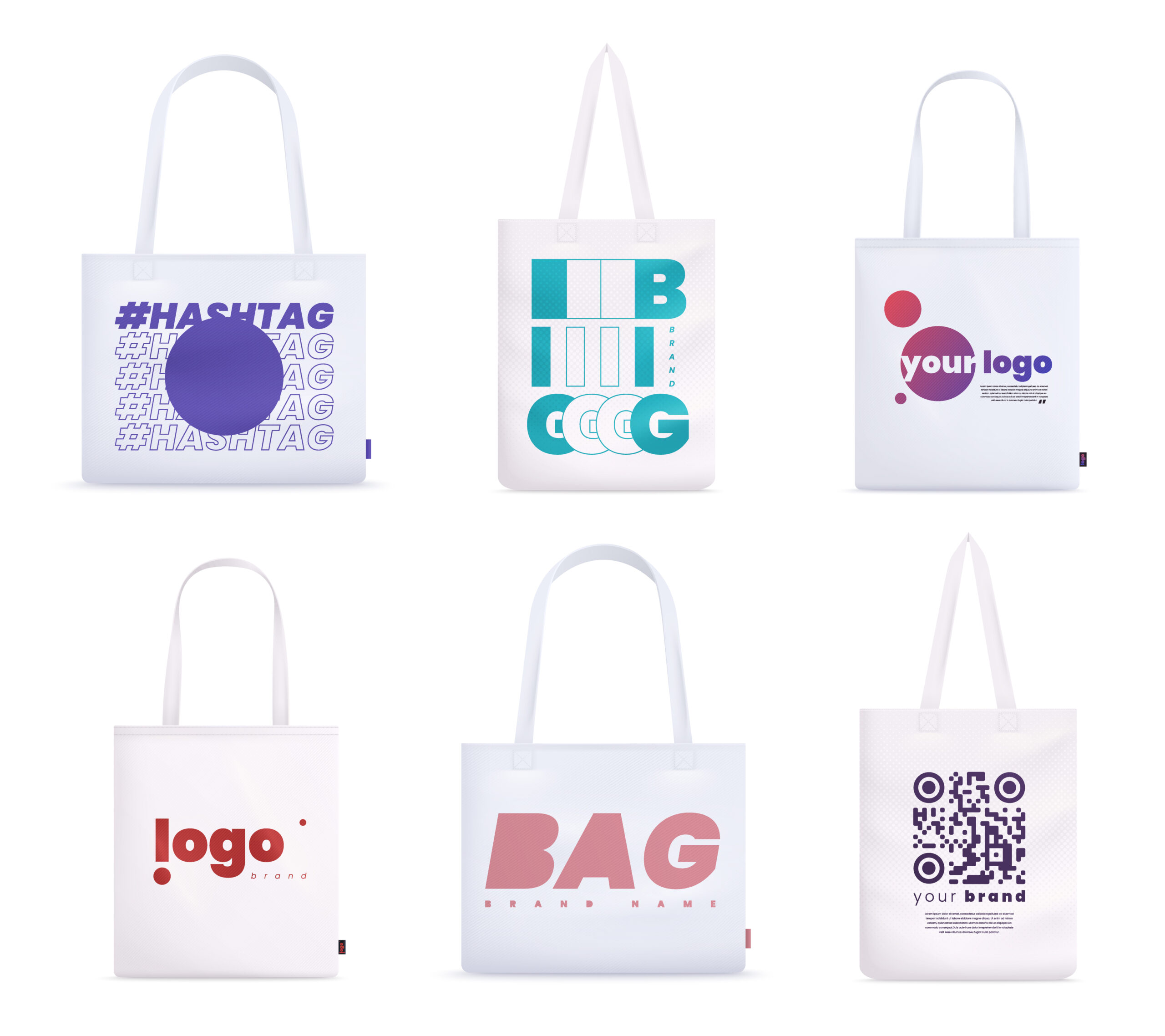 Fabric Bag Styles Set